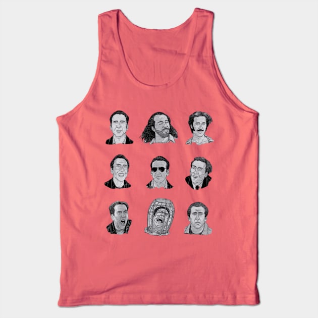 Nicholas Cage Tank Top by jordan5L